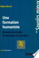 Une Formation humaniste