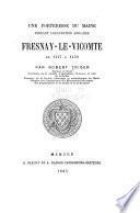 Une forteressse du Maine pendant l'occupation anglaise, Fresnay-le-Vicomte de 1417 a 1450