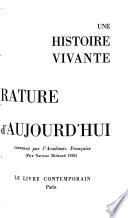 Une histoire vivante de la littérature d'aujourd'hui, 1939-1960