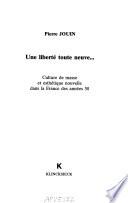 Une liberté toute neuve--