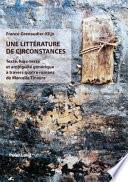 Une littérature de circonstances