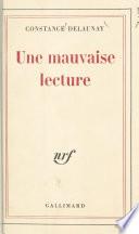 Une mauvaise lecture