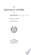 Une nouvelle lettre