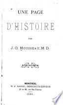 Une page d'histoire