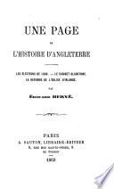 Une page de l'histoire d'Angleterre: les élections de 1868