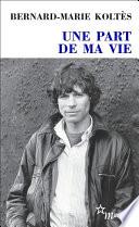 Une part de ma vie