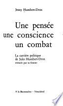 Une pensée, une conscience, un combat