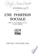 Une position sociale