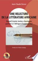 Une relecture de la littérature africaine