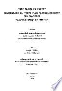 une saison en enfer, commentaire du texte, plus particulierem...