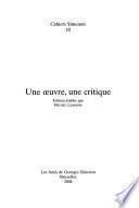 Une œuvre, une critique