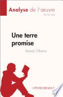 Une terre promise de Barack Obama (Analyse de l'œuvre)
