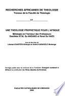 Une théologie prophétique pour l'Afrique