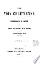 Une Voix Chrétienne pour tous les jours de l'année