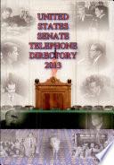 United States Senate Telephone Directory 2013