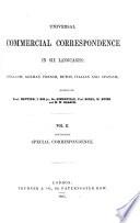 Universal commercial correspondence in six languages