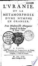 Uranie, ou la métamorphose d'une nymphe en oranger