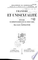 Uranisme et unisexualité