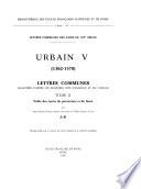 Urbain V, 1362-1370