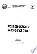 Urban Generations