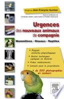 Urgences des nouveaux animaux de compagnie