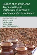 Usages et appropriation des technologies ducatives en Afrique