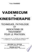 Vademecum de kinésithérapie