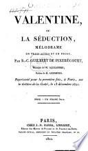Valentine, ou la Séduction