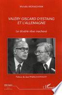 Valéry Giscard d'Estaing et l'Allemagne