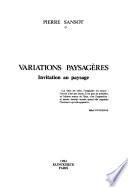 Variations paysagères