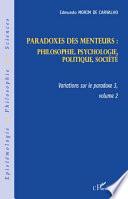Variations sur le paradoxe