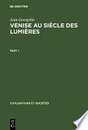 Venise au siècle des lumières
