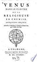 Venus dans le cloitre ou La religieuse en chemise
