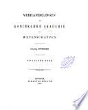 Verhandelingen der Koninklijke Nederlandse Akademie van Wetenschappen, Afd. Letterkunde