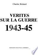 Vérités sur la guerre