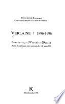 Verlaine, 1896-1996