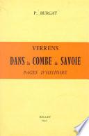 Verrens, dans la combe de Savoie, pages d'histoire