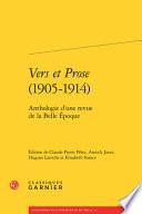 Vers et prose (1905-1914)