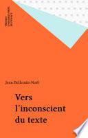 Vers l'inconscient du texte