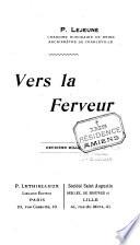 Vers la ferveur