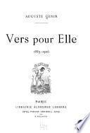 Vers pour elle