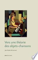 Vers une théorie des objets-chansons