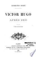 Victor Hugo après 1830