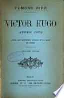 Victor Hugo après 1852
