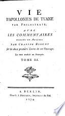 Vie D'Apollonius De Tyane