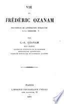 Vie de Frédéric Ozanam