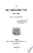 Vie de Gregoire VII.