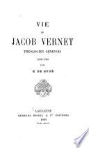 Vie de Jacob Vernet, théologien genevois