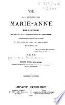 Vie de la Révérende Mère Marie-Anne Maria de la Fruglaye... de la Congrégation Notre-Dame,...