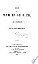 Vie de Martin Luther